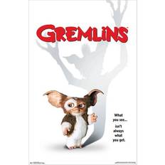 Plastic Posters Gremlins 1984 Comedy Horror 34x22.25 Movie