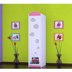 Pink Wardrobes Isabelle & Max Malakai 1 Door Wardrobe