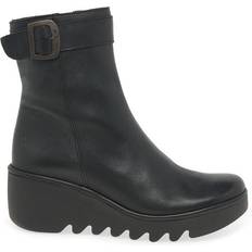 Ankle Boots Fly London 'Bepp' Wedge Heeled Ankle Boots Black