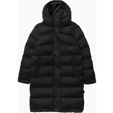 Women's Hooded Puffer Coat - Black