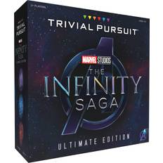 Board Games TRIVIAL PURSUIT: Marvel Cinematic Universe Ultimate Edition Collectible Trivia Board Game Featuring 6 Infinity Stone Location Movers and 1800 Questions from MCU Phases 1-3