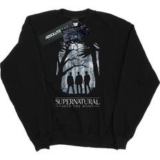 Clothing Supernatural Group Outline Sweatshirt Black