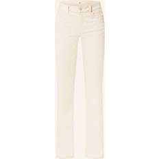 56 - Herr Jeans 7 For All Mankind Mid-Rise Flared Jeans Beige