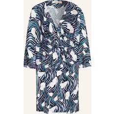 Diane Von Furstenberg Emmaline Ocean Orchid Print Batwing Short Dress