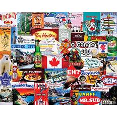 White Mountain White Mountain Puzzles I Love Canada-1000 Piece Jigsaw Puzzle