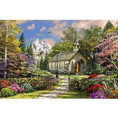 Jigsaw Puzzles Springbok Springbok's 500 Piece Jigsaw Puzzle Mountain View Chapel