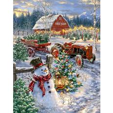 Jigsaw Puzzles Springbok Christmas Tree Farm 1000 Piece Jigsaw Puzzle