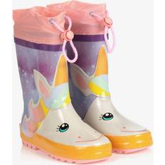 Pink Rain Boots Playshoes Girls Pink Unicorn Rain Boots