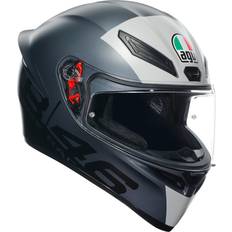 AGV K1 S Limit 46 Helmet - Matt Grey/White/Black Unisex