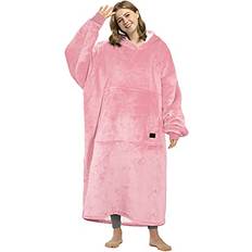 Catalonia Oversized Hoodie Blanket Sweatshirt, Extra Long Comfortable Sherpa Lounging Pullover for Adults, Gifts for Women