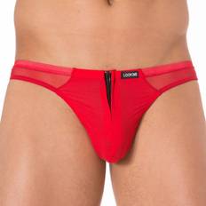 Herre - Transparent Undertøj Lookme Wiz Thong Red