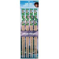 Bambù Bacchette Gamago Bob Ross Bamboo Chopsticks Set of 4 Bacchette