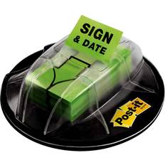 Post-it "Sign and Date" Flags, 200/Desk Grip Dispenser, 680-HVSD