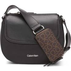 Calvin Klein Bags Calvin Klein Bella Novelty Crossbody, Black/Silver Multi