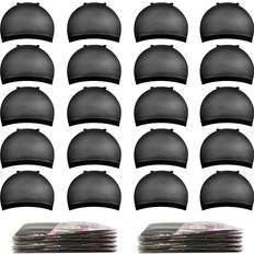 Men Wigs Morgles Wig Caps 20 Pcs Black