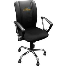 Gold Office Chairs Dreamseat Golden State Secondary Logo Curve Office Chair