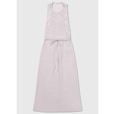 Lange kjoler - Naturfarvet Wood Wood Molina Crinkled Dress Kjole Lilac