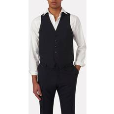 Oscar Jacobson Vester Oscar Jacobson Carlo Wool Waistcoat Navy