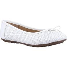 Hush Puppies Bailarinas Hush Puppies Damen, Ballerinas, Ballerina Leder, Weiss