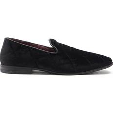 Thomas Crick Thomas Crick gamble velvet loafers slip on shoes in black11