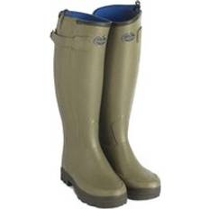 Le Chameau Neoprene Lined Wellington Boots Women's Wellingtons Green