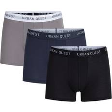Urban Quest Bamboo Baselayer Tights 3-Pack - Black/Gray/Blue