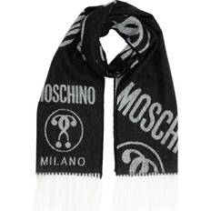 Moschino Accessoarer Moschino Logo Fransad Ullsjal - Svart