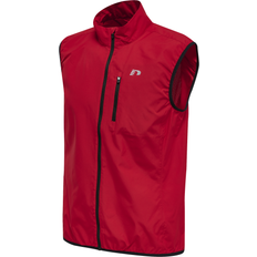 Herre - Rød Veste Newline Sportsvest - Grå/Mørkerød/Sort