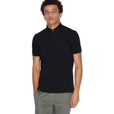 Rundringad Pikétröjor Armani Exchange Elegance Pikétröja För Män - Svart