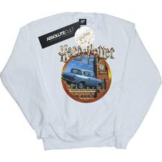 Harry Potter Flying Car Sweatshirt White