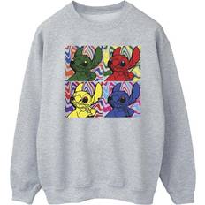 Gensere Disney Lilo & Stitch Pop Art Sweatshirt Grey