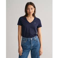 Gant Femme T-shirts Gant T-shirt - Bleu Foncé/Gris/Rouge/Blanc