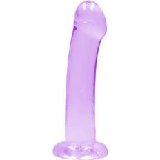 Sexleksaker RealRock Crystal Clear Non Realistic Dildo 17 cm