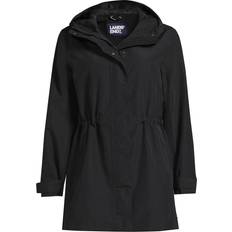 Lands' End Women Rain Clothes Lands' End Womens Squall Raincoat Black Regular