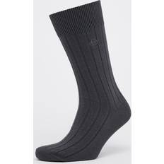 Superdry Damen Socken Superdry Core Rib Sock Y3110022A Charcoal Marl Kvinna, Marl Charcoal, XS-S