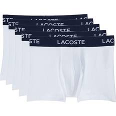 Lacoste Men's Underwear Lacoste Men's Pack Cotton Trunk Underwear White White