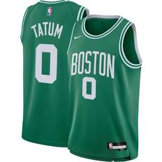 Nike Youth Boston Celtics Green Jayson Tatum #0 Swingman Jersey, Boys'