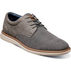 Grey Oxford Nunn Bush Men's Chase Knit Plain Toe Oxfords - Gray