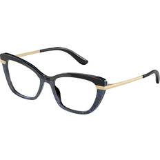 Dolce & Gabbana Blue Glasses & Reading Glasses Dolce & Gabbana DG3325 3318 Blåa Endast Båge Kvinna