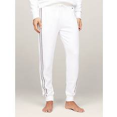 Tommy Hilfiger White Trousers Tommy Hilfiger Monotype Stripe Lounge Joggers WHITE