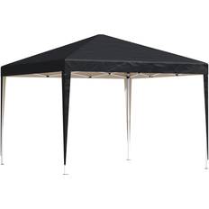 Black Pavilions OutSunny 3 3m Black Marquee Pop-Up Gazebo