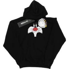 Looney Tunes Sylvester Mono Star Hoodie Black