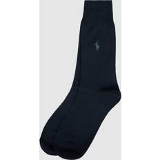 Sokker Polo Ralph Lauren Men's Two Pack of Flat Knit Socks Admiral Blue 9/9.5/11.5/11/10.5/10/12 admiral blue