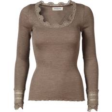 Rosemunde t-shirt 5316 Silk brown melange