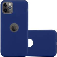 Cadorabo CANDY DUNKEL BLAU, Apple iPhone 11 PRO MAX XI PRO MAX Case for Apple iPhone 11 PRO MAX Cover Protection TPU Silicone Gel Back case Blue