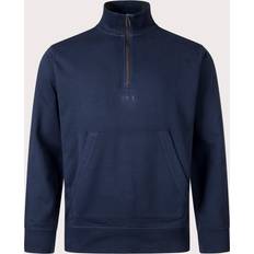 BOSS Men's Zefade Quarter Zip Sweatshirt Navy 42/Regular