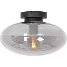 Lamper Steinhauer Reflexion Loftlampe Ø 30 cm Glas Sort/Røggrå
