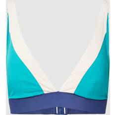 Damen - Türkis Bikinioberteile Esprit Wattiertes Bikinitop im Colour Block-Design TEAL GREEN