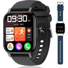 Popglory Popglory Smart Watch Answer/Make Calls with 2 Straps, 1.85"