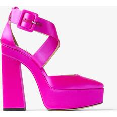 Jimmy Choo 42 ½ Højhælede sko Jimmy Choo Gian Platform Pumps - Fuchsia
